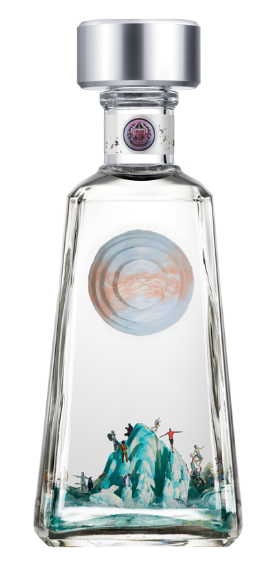 Tequila 1800 Essential edición “Nave lof The World”. Botella con arte hecho por Dustin Yellin.