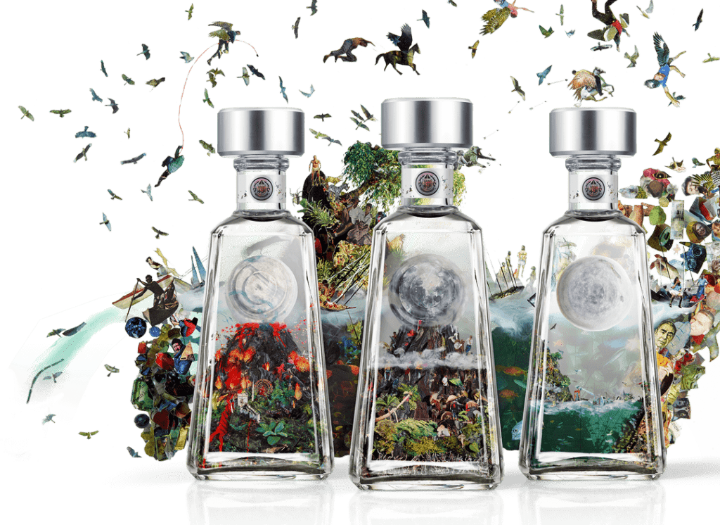 Arte sostenible Tequila 1800