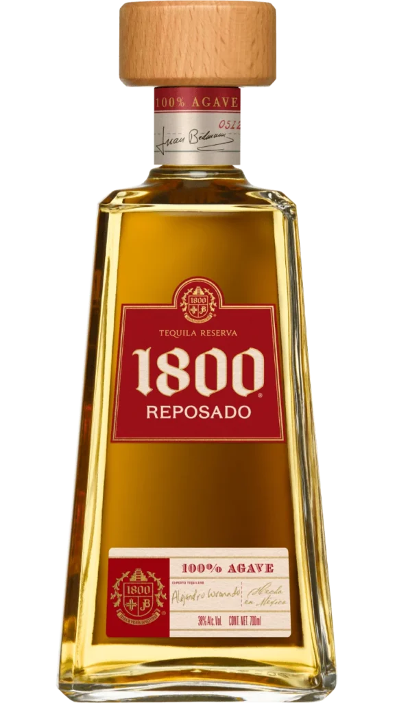 Botella tequila reposado