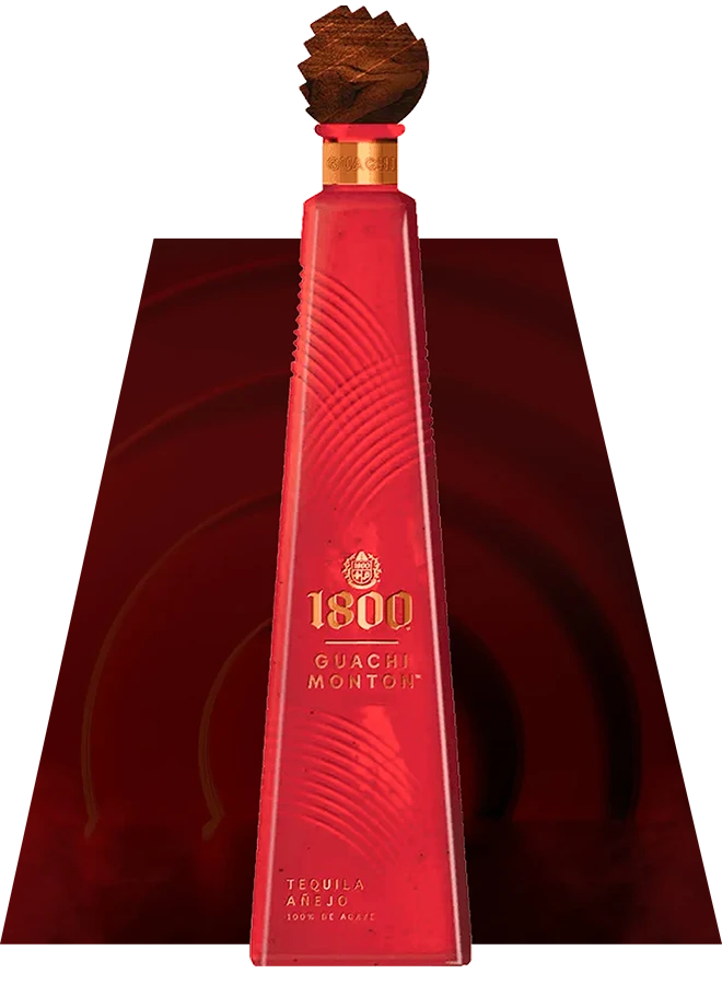 Botella Tequila 1800 Guachimonton
