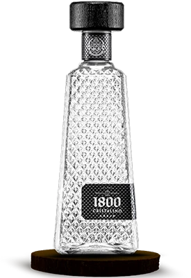 Botella de Tequila 1800 Cristalino